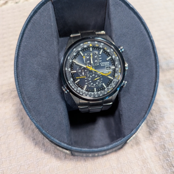 Citizen Other - Citizen Eco Drive Blue Angels Chronograph Men's Watch AT8020-54L